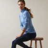 Bluzka damska SUNSTOPPER 2.0 - Ariat - ashleigh blue